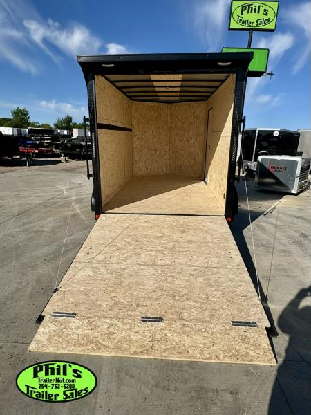 New 7X12 ENCLOSED TRAILER CARGO TRAILER Cargo / Enclosed Trailer SCREWLESS .080 EXTERIOR & REAR WING