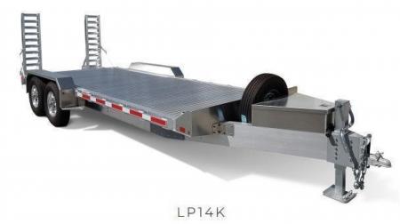 New 2026 EBY 18' TRADESMAN ALL ALUMINUM Lo Pro Equipment Hauler w/ 6' Standup Ramps