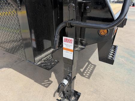 New #262702 2026 TOP HAT GN159 32 X 102 TANDEM AXLE 14K FLATBED GOOSENECK W/ JUMBO RAMPS