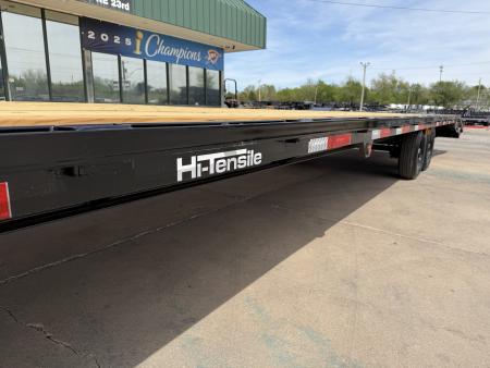 New #262702 2026 TOP HAT GN159 32 X 102 TANDEM AXLE 14K FLATBED GOOSENECK W/ JUMBO RAMPS