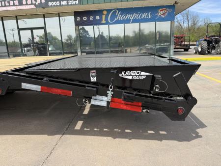 New #262702 2026 TOP HAT GN159 32 X 102 TANDEM AXLE 14K FLATBED GOOSENECK W/ JUMBO RAMPS