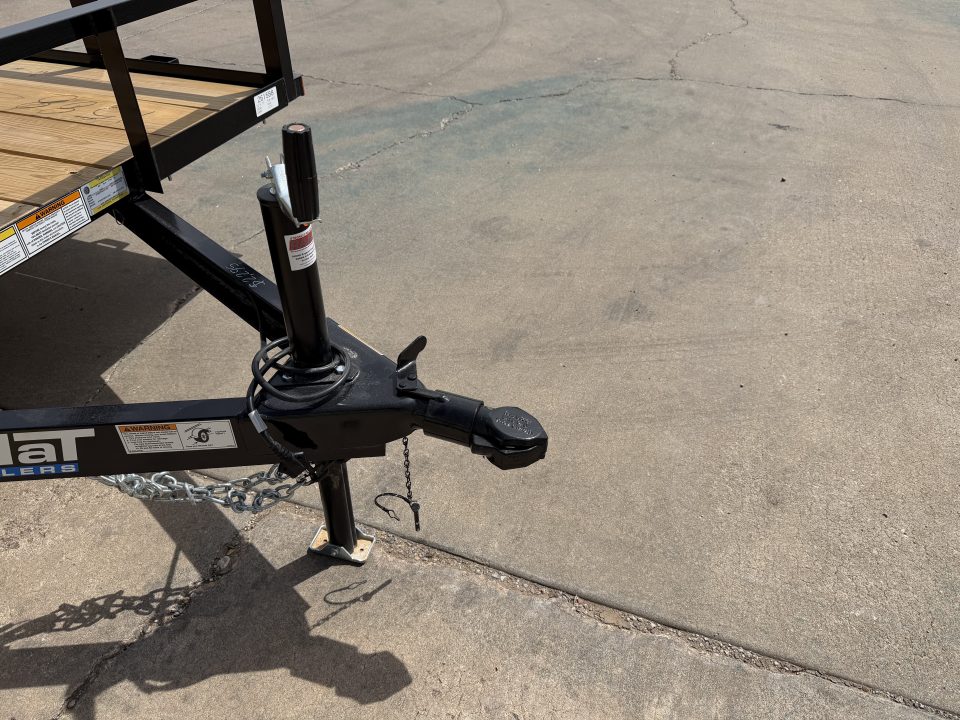 New #261588 2026 TOP HAT DSA 12 X 77 SINGLE AXLE ANGLE TOP 3.5K UTILITY W/ RAMP GATE