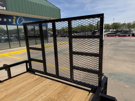 New #261588 2026 TOP HAT DSA 12 X 77 SINGLE AXLE ANGLE TOP 3.5K UTILITY W/ RAMP GATE