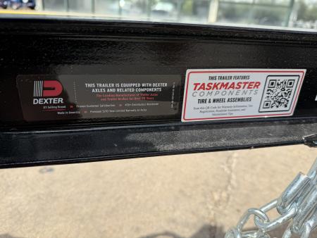 New #261588 2026 TOP HAT DSA 12 X 77 SINGLE AXLE ANGLE TOP 3.5K UTILITY W/ RAMP GATE