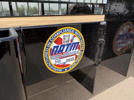 New #261588 2026 TOP HAT DSA 12 X 77 SINGLE AXLE ANGLE TOP 3.5K UTILITY W/ RAMP GATE