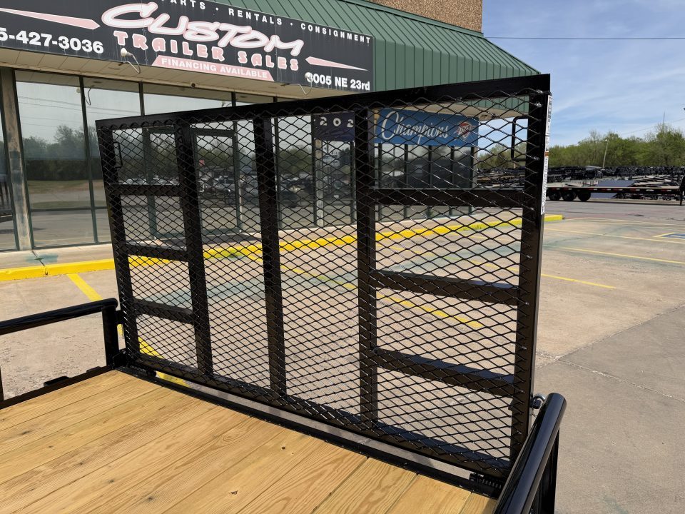 New #262171 2026 TOP HAT MP 14 X 83 TANDEM AXLE PIPE TOP 7K UTILITY W/ 48" RAMP GATE