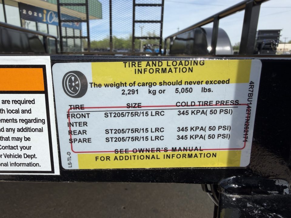 New #262171 2026 TOP HAT MP 14 X 83 TANDEM AXLE PIPE TOP 7K UTILITY W/ 48" RAMP GATE