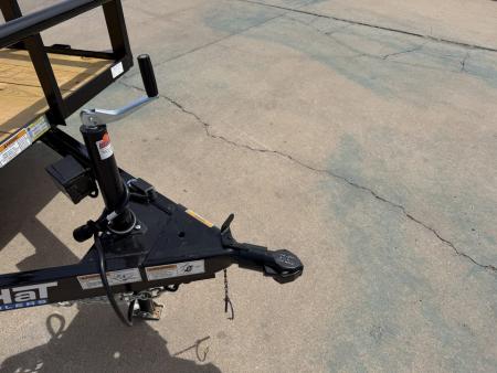 New #262171 2026 TOP HAT MP 14 X 83 TANDEM AXLE PIPE TOP 7K UTILITY W/ 48" RAMP GATE