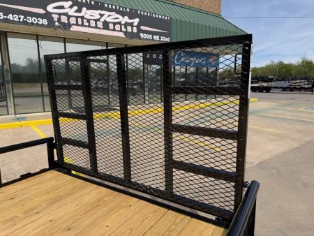 New #262171 2026 TOP HAT MP 14 X 83 TANDEM AXLE PIPE TOP 7K UTILITY W/ 48" RAMP GATE