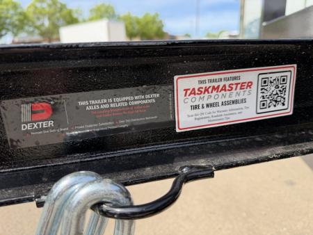 New #262171 2026 TOP HAT MP 14 X 83 TANDEM AXLE PIPE TOP 7K UTILITY W/ 48" RAMP GATE