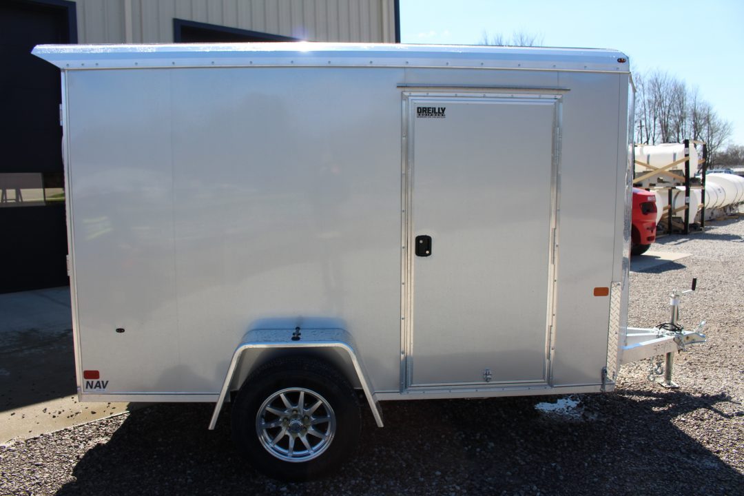 New 2026 NEO Trailers NAV 6' x 10' Aluminum Enclosed Cargo Trailer - Rear Ramp Door - 6' INTERIOR HEIGHT - 2990# GVW