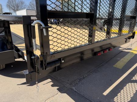 New #262468 2026 TOP HAT LDT 12 X 77 TANDEM AXLE SQUARE TUBE TOP 7K UTILITY W/ RAMP GATE