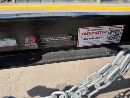 New #262468 2026 TOP HAT LDT 12 X 77 TANDEM AXLE SQUARE TUBE TOP 7K UTILITY W/ RAMP GATE