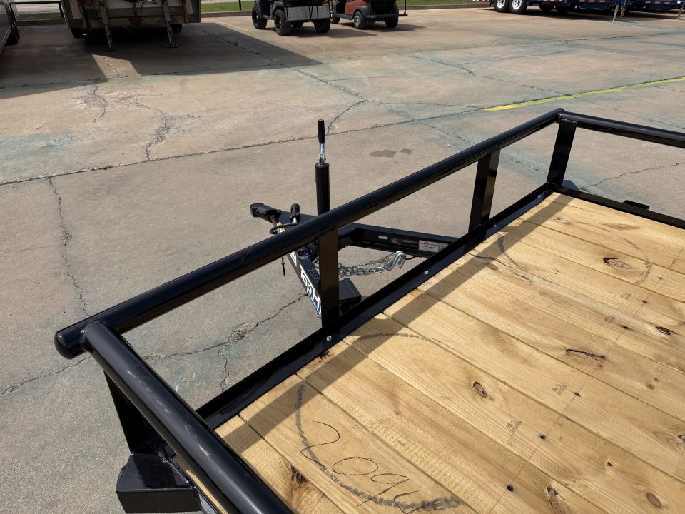 New #262094 2026 TOP HAT MP 16 X 83 TANDEM AXLE PIPE TOP UTILITY W/ 48" RAMP GATE