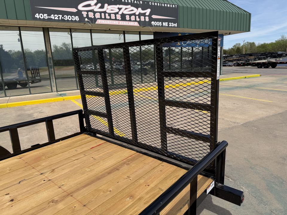 New #262094 2026 TOP HAT MP 16 X 83 TANDEM AXLE PIPE TOP UTILITY W/ 48" RAMP GATE