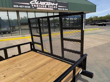 New #262094 2026 TOP HAT MP 16 X 83 TANDEM AXLE PIPE TOP UTILITY W/ 48" RAMP GATE