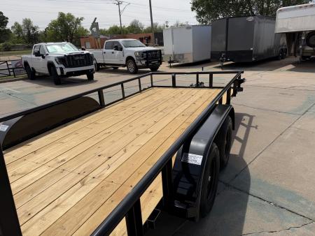 New #262094 2026 TOP HAT MP 16 X 83 TANDEM AXLE PIPE TOP UTILITY W/ 48" RAMP GATE