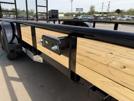 New #262094 2026 TOP HAT MP 16 X 83 TANDEM AXLE PIPE TOP UTILITY W/ 48" RAMP GATE