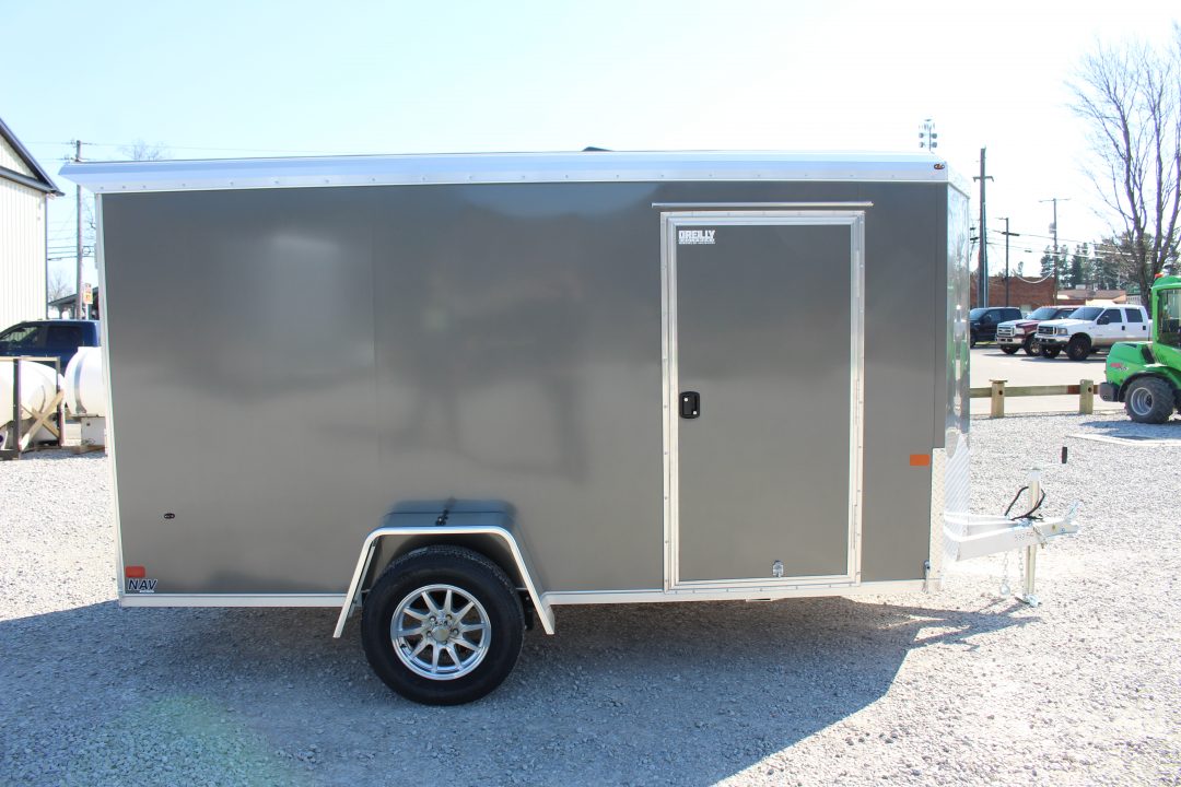 New 2026 NEO Trailers NAV 6' x 12' Aluminum Enclosed Cargo Trailer - Rear Ramp Door - 6' INTERIOR HEIGHT - 2990# GVW