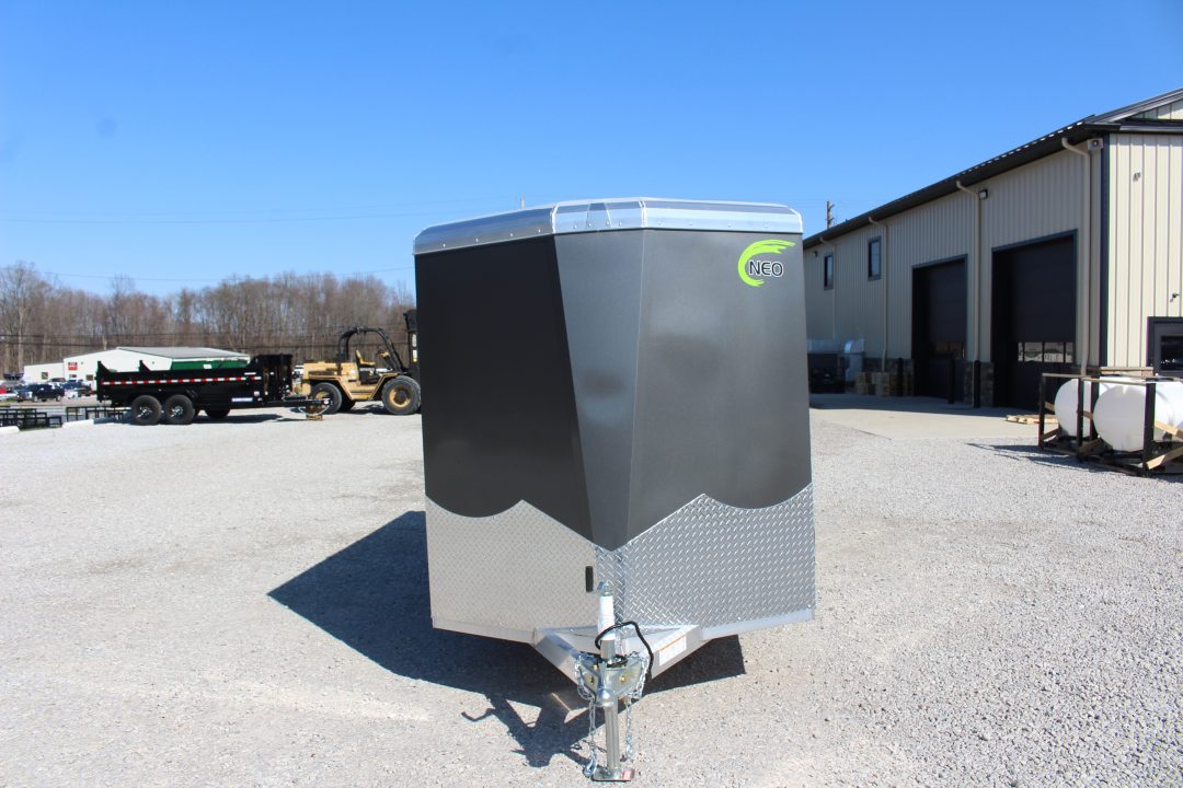New 2026 NEO Trailers NAV 6' x 12' Aluminum Enclosed Cargo Trailer - Rear Ramp Door - 6' INTERIOR HEIGHT - 2990# GVW