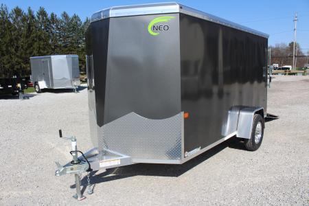 New 2026 NEO Trailers NAV 6' x 12' Aluminum Enclosed Cargo Trailer - Rear Ramp Door - 6' INTERIOR HEIGHT - 2990# GVW