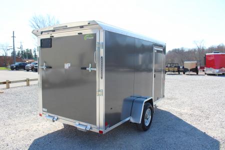 New 2026 NEO Trailers NAV 6' x 12' Aluminum Enclosed Cargo Trailer - Rear Ramp Door - 6' INTERIOR HEIGHT - 2990# GVW