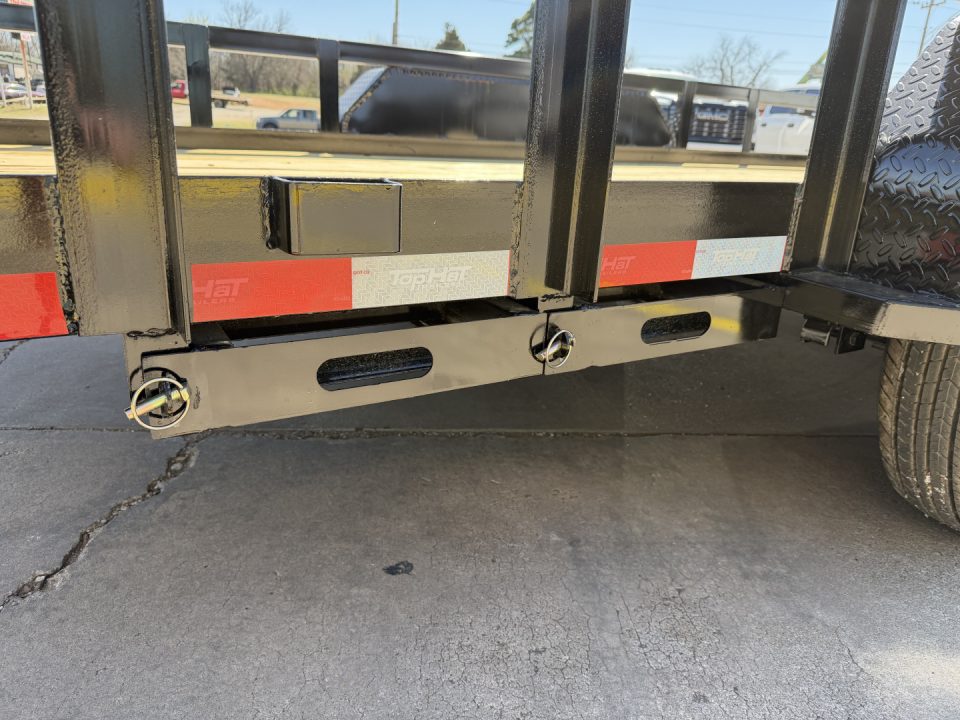 New #262321 2026 TOP HAT HT 18 X 83 TANDEM AXLE HEAVY DUTY SQUARE TUBE TOP UTILITY W/ SLIDE IN RAMPS