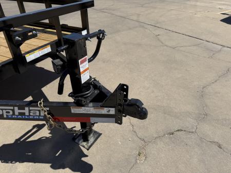 New #262321 2026 TOP HAT HT 18 X 83 TANDEM AXLE HEAVY DUTY SQUARE TUBE TOP UTILITY W/ SLIDE IN RAMPS