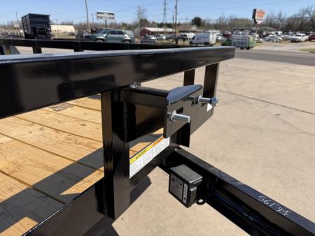 New #262321 2026 TOP HAT HT 18 X 83 TANDEM AXLE HEAVY DUTY SQUARE TUBE TOP UTILITY W/ SLIDE IN RAMPS