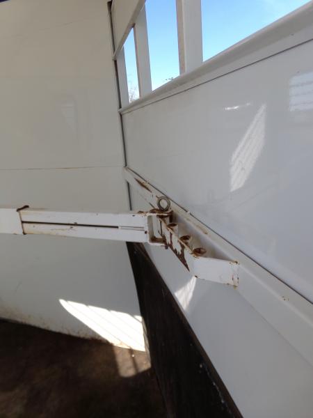 Used 2000 Circle J Bronco 2 Horse Slant Bumper Pull Horse Trailer