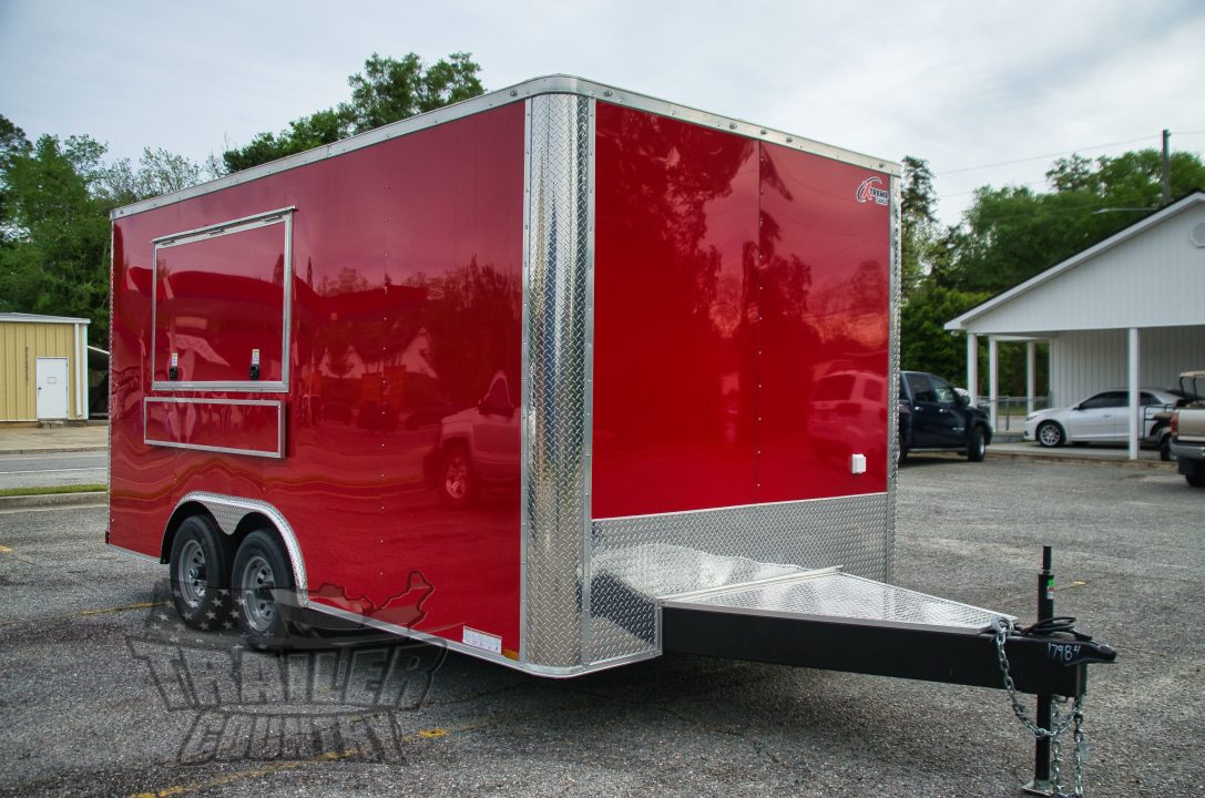 New 2026 Xtreme Cargo Trailers 8.5X16 Concession Trailer w/ Appliances Installed Concession