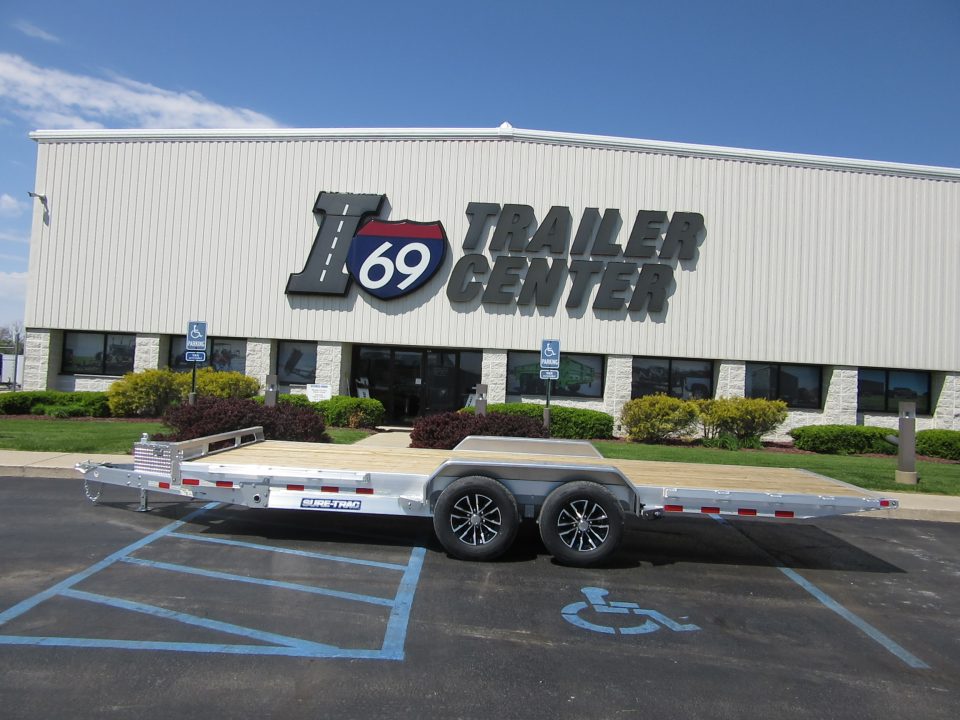 New 2026 Sure-Trac 7 x 20 Aluminum Power Tilt ST-PTA8220-100 Tilt Trailer 10K