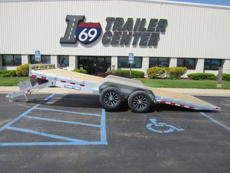 New 2026 Sure-Trac 7 x 20 Aluminum Power Tilt ST-PTA8220-100 Tilt Trailer 10K