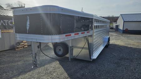 New 2026 Featherlite Trailers GOOSENECK 8127 7X24TA Stock / Stock Combo Trailer