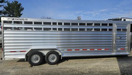 New 2026 Featherlite Trailers GOOSENECK 8127 7X24TA Stock / Stock Combo Trailer