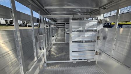 New 2026 Featherlite Trailers GOOSENECK 8127 7X24TA Stock / Stock Combo Trailer