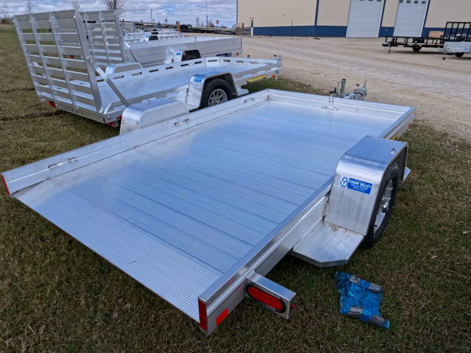 New 2027 Aluma 68 x 10 Tilt Trailer Single Axle with 2,200 lb. GVWR