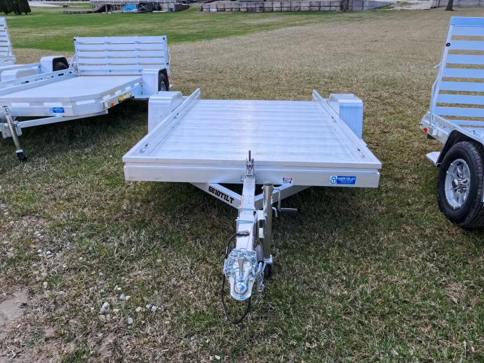 New 2027 Aluma 68 x 10 Tilt Trailer Single Axle with 2,200 lb. GVWR