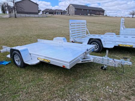 New 2027 Aluma 68 x 10 Tilt Trailer Single Axle with 2,200 lb. GVWR