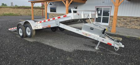 New 2026 H&H Trailers Aluminum Electric Tilt Low Profile Speed Loader / 82"x22' / 9900GVWR