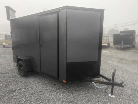 New 2026 Covered Wagon Trailers 6x10 Gold Series w/ Rear Ramp Door Cargo / Enclosed Trailer