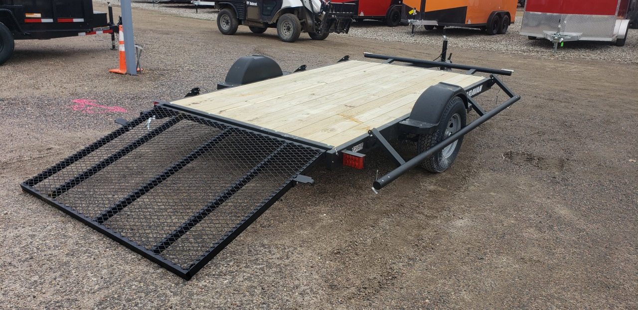 New 2026 Karavan 6x10 Utility Trailer with fold down sides