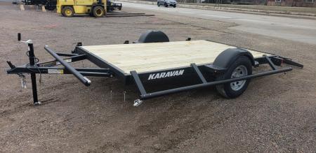 New 2026 Karavan 6x10 Utility Trailer with fold down sides