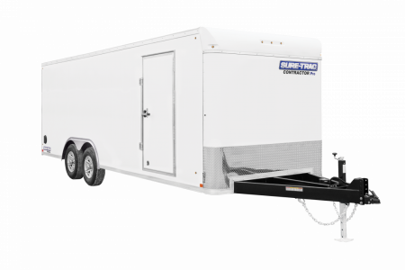 New 2026 Sure-Trac 8.5 x 22 Contractor Pro Enclosed Bullnose Cargo Trailer, 14K
