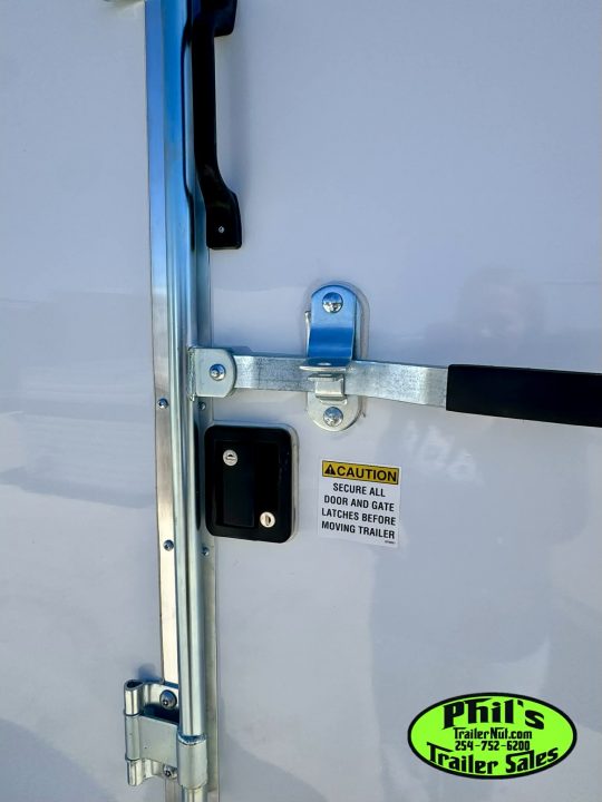 New 7X12 ENCLOSED TRAILER CARGO TRAILER Cargo / Enclosed Trailer SCREWLESS .080 EXTERIOR & REAR WING
