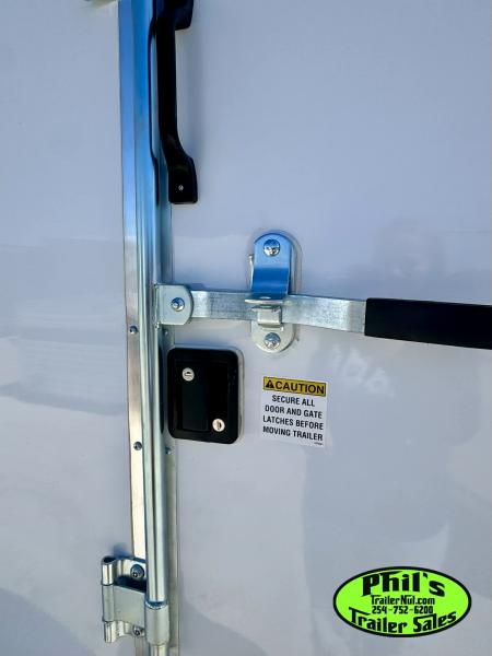 New 7X12 ENCLOSED TRAILER CARGO TRAILER Cargo / Enclosed Trailer SCREWLESS .080 EXTERIOR & REAR WING