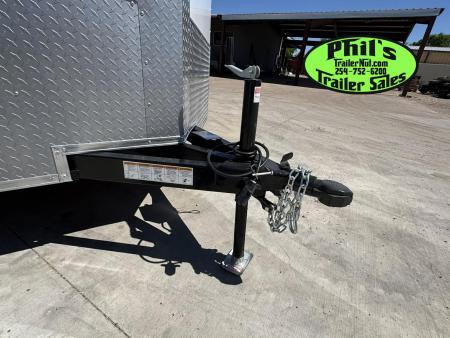 New 7X12 ENCLOSED TRAILER CARGO TRAILER Cargo / Enclosed Trailer SCREWLESS .080 EXTERIOR & REAR WING