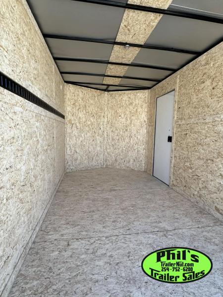 New 7X12 ENCLOSED TRAILER CARGO TRAILER Cargo / Enclosed Trailer SCREWLESS .080 EXTERIOR & REAR WING