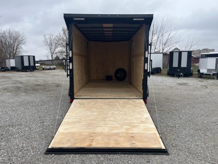 New 2026 Rock Solid Cargo 7' x 14' x 7' Cargo / Enclosed Trailer 7K Spoiler with Lights