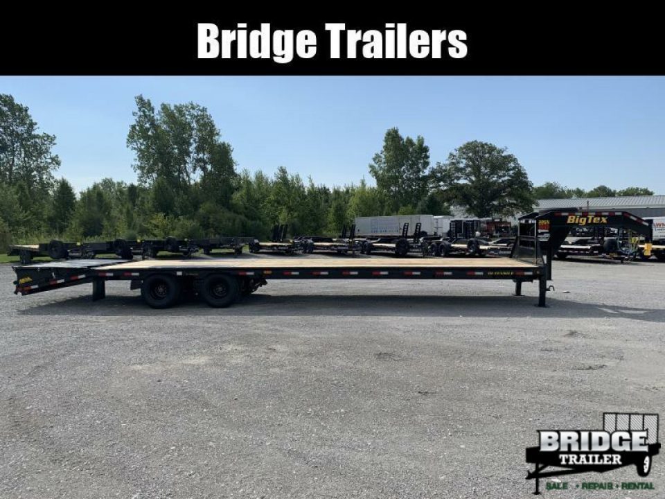 New 2026 Big Tex Trailers 22GN-35D5A-MR (30' + 5' X 102") 23.9K Mega Ramp Flatbed Trailer